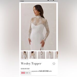 Park & Fifth Wesley Topper